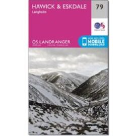Ordnance Survey Landranger 79 Hawick & Eskdale, Langholm Map With Digital Version, D