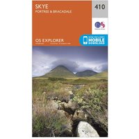 Ordnance Survey Explorer 410 Skye - Portree & Bracadale Map With Digital Version - Orange, Orange