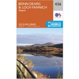 Ordnance Survey Explorer 436 An Teallach & Slioch Map With Digital Version - Orange, Orange