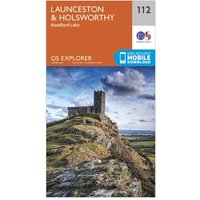 Ordnance Survey Explorer 112 Launceston & Holsworthy Map With Digital Version - Orange, Orange