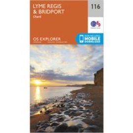 Ordnance Survey Explorer 116 Lyme Regis & Bridport Map With Digital Version - Orange, Orange