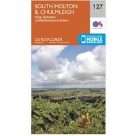 Ordnance Survey Explorer 127 South Molton & Chulmleigh Map With Digital Version - Orange, Orange