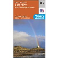 Ordnance Survey Explorer 165 Swansea, Neath & Port Talbot Map With Digital Version - Orange, Orange
