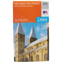 Ordnance Survey Explorer 271 Newark-On-Trent Map With Digital Version, D