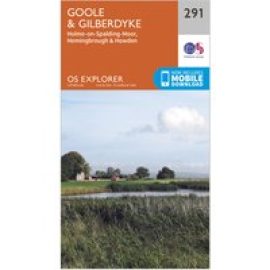 Ordnance Survey Explorer 291 Goole & Gilberdyke Map With Digital Version - Orange, Orange
