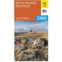 Ordnance Survey Explorer Ol 21 South Pennines Map, D