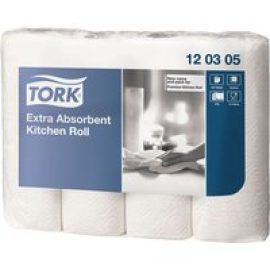 Tork Extra Absorbent Kitchen Roll 3 Ply - 48 rolls