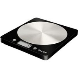Salter Electronic Disc Kitchen Scale 5kg Black