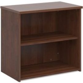 Upton Home And Office Wooden Bookcase In Walnut With 1 Shelf