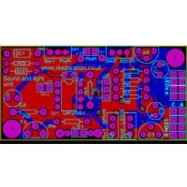 RK Education 4 Siren Sound and Flashing Lights Generator Kit PCB Only