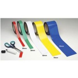 Beaverswood Magnetic Easy-Wipe Racking Strip Blue 25mm x 10m