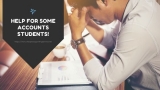 Help For Some Accounts Students!