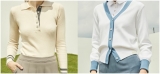High-Quality Polo Knit Sweater and Color Matching Knit Cardigan | LIKEWIZE