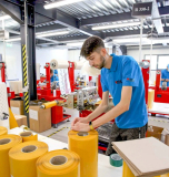 Die-cut adhesives for various applications